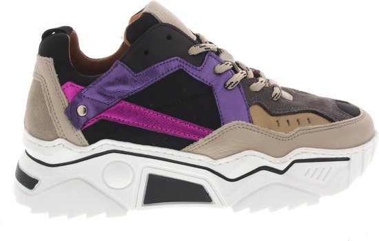 Dames Sneakers Dwrs Pluto Laminado/beige/purple Multi - Maat 40 | bol.com