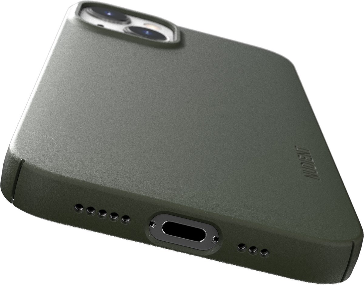 Nudient Thin Case V3 hoesje geschikt voor iPhone 13 - Groen