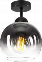 Plafondlamp Industrieel Enkel Rookgrijs/Transpirant Woonkamer