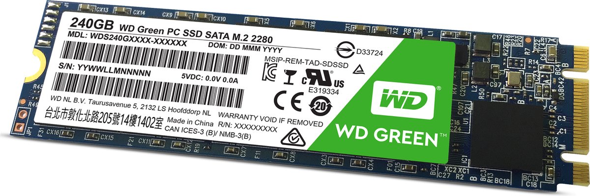 Western Digital Green SSD - Externe SSD M.2 - 240 GB