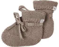 Product: Noppies Nelson Slofjes Taupe Melange One Size, van het merk 
