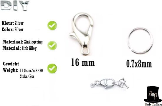 Eindkap Met Kreeftsluiting 4mm