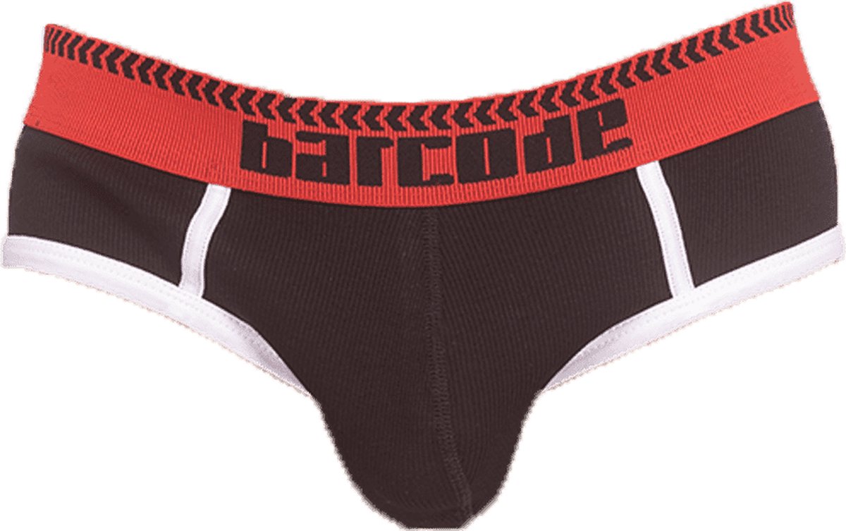 Barcode Berlin Backless Brief Wild Candy Zwart - MAAT M - Heren Ondergoeds (erotisch) - Slip voor Mans (erotisch) - Mannen Mannen Slip