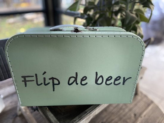 Koffertje karton groen maat L — afbeelding 5