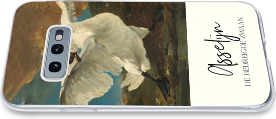 Coque Samsung Galaxy S10e - Le cygne en voie de disparition - Asselijn - Maîtres anciens - Coque de téléphone en Siliconen