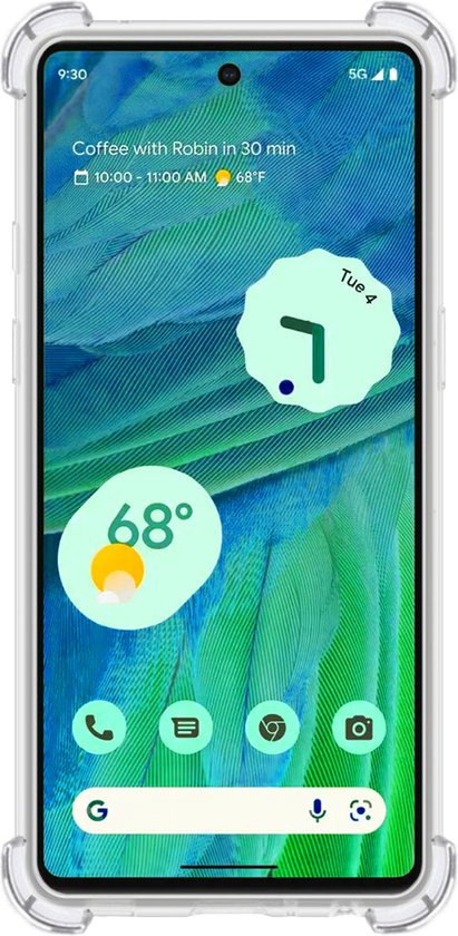 Coque Google Pixel 7 Pro Coque Transparente Antichoc - Coque Google Pixel 7 Pro Galaxy Antichoc Bumper - 2 Pièces