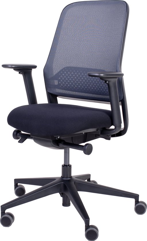 FIRMSEATS Office Pro Ergonomische Bureaustoel | 4D Armleggers - Verstelbare zitdiepte & lendensteun - Geschikt voor alle vloeren