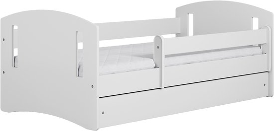 Kocot Kids - Bed classic 2 wit zonder lade zonder matras 180/80 - Kinderbed - Wit