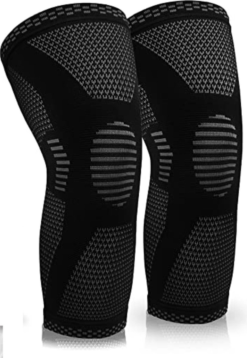De Millennials kniebrace 1 pair (2 stuks)- Maat M (44-50cm)- voor dames en heren- orthopedische - nuttig bij herstellen - ACL en artritis- bandage knieën voor hardlopen - wandelen- joggen - sport - volleybal