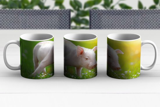 Mug - Mug à café - Animaux - Porcinet - Cochon - Mugs - 350 ML - Tasse - Mugs à café - Mug à thé