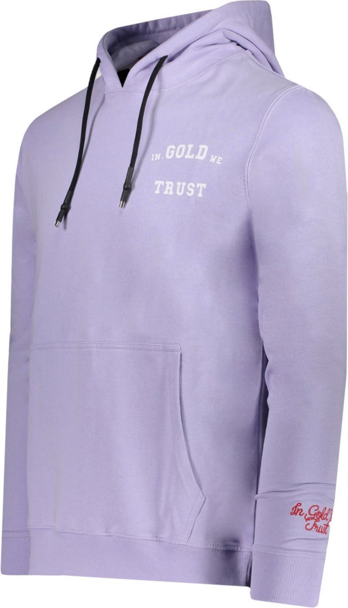 In Gold We Trust Hoodies Paars Paars Normaal - Maat XS - Mannen - Never out  of stock... | bol.com