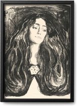 Poster Edvard Munch – A3 - 30 x 42 cm - Exclusief lijst