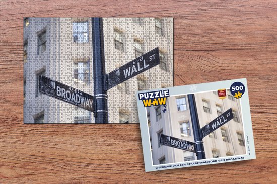 Puzzle New York - Wall Street - Broadway - Puzzle - Puzzle 500 pièces