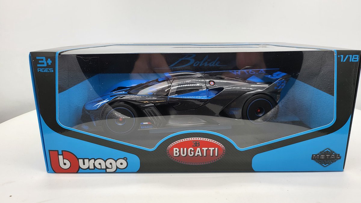 Voiture Bburago 1/18 Bugatti Bolide Bleu - Voiture - Achat & prix
