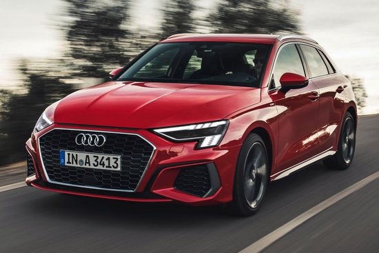 Tapis de voiture Audi A3 8Y - Année de construction : 07/2020 - 2022 - Ajustement d'origine - 4 pièces - Matériau : Saxe