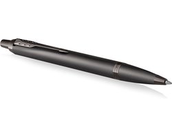 Parker IM Monochrome balpen | blauwe inkt | gunmetal afwerking en details | medium punt | geschenkverpakking