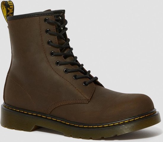 Dr. Martens 1460 Serena Kids Dark Brown - Kinder Boots - 25182201 - Maat  28.5 | bol.com