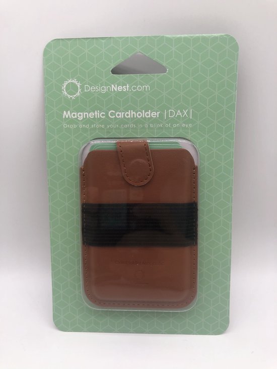 DAX CardHolder Magnetic - Porte-cartes - Marron