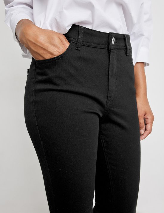 TAIFUN Dames Skinny jeans organic cotton Light Grey Denim-42 | bol.com
