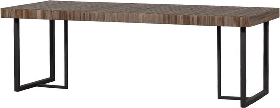 WOOOD Exclusive Maxime Eettafel - Recycled Hout - Naturel - 76x220x90