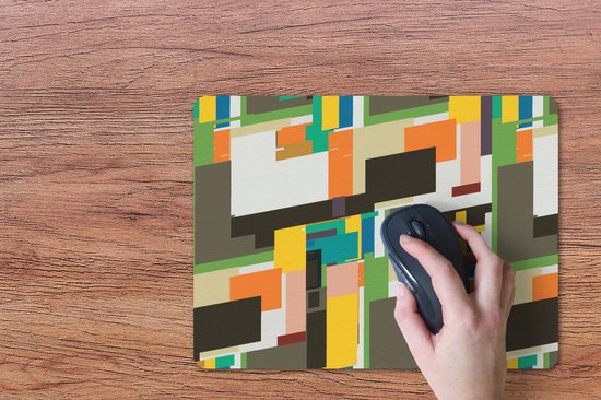 Bureau onderlegger 40x30 cm - Muismat Geometrisch - Patronen - Abstract - Bureaulegger xl - Desk mat beschermer - Computer muismatten