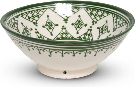 Bol Marocain Vert Zerbia Mya Ø 20 x 8cm