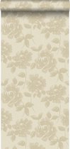 Papier peint Origin roses beige chaud - 347032-53 x 1005 cm