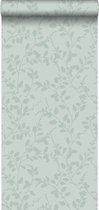 ESTAhome behangpapier bladmotief celadon groen - 148729 - 0,53 x 10,05 m