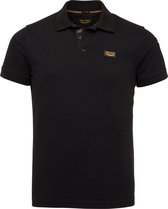 PME Legend - Polo Zwart - Modern-fit - Heren Poloshirt Maat L