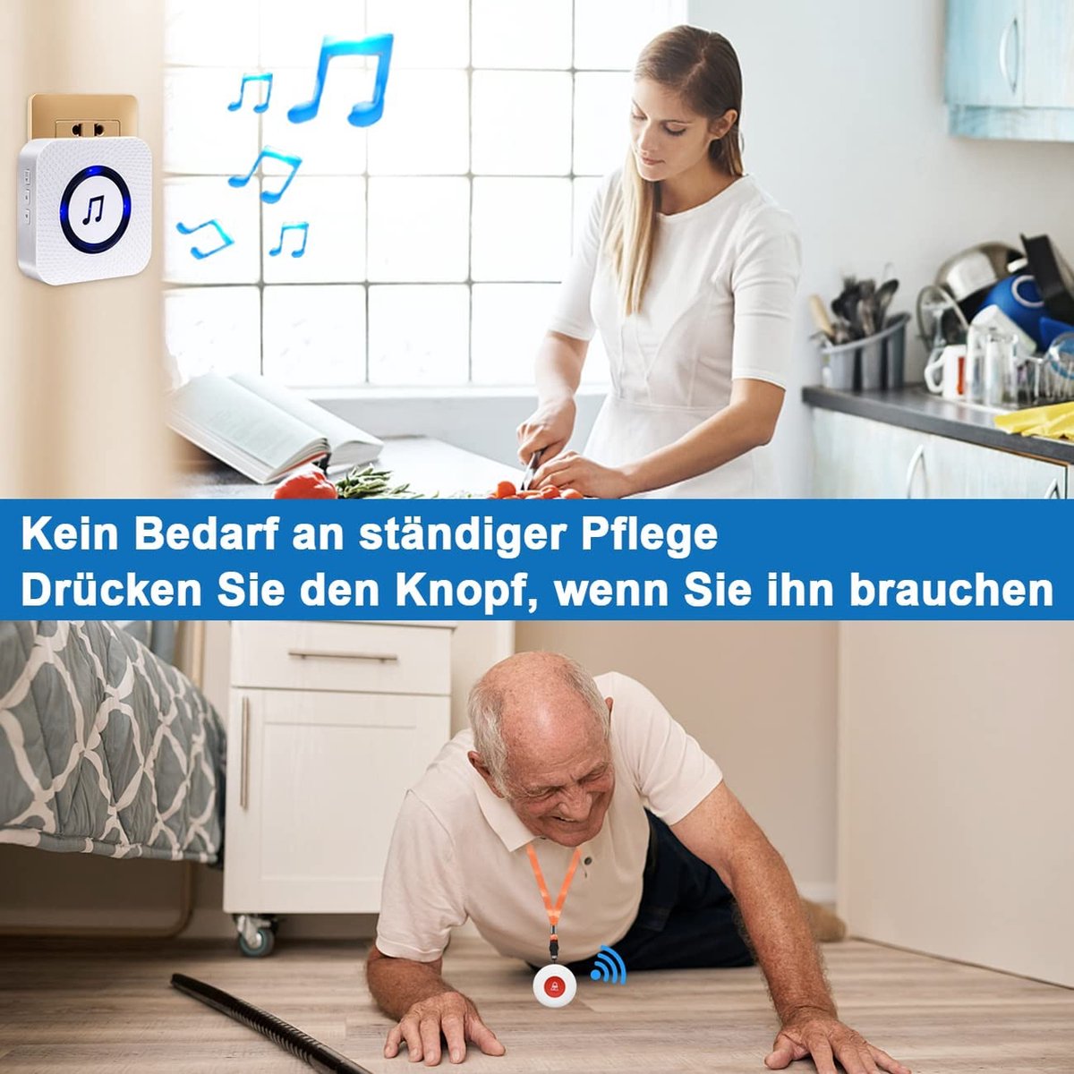 Noodknop – Paniekknop – Noodoproepknop – Emergency Button - Noodoproepknop voor senioren