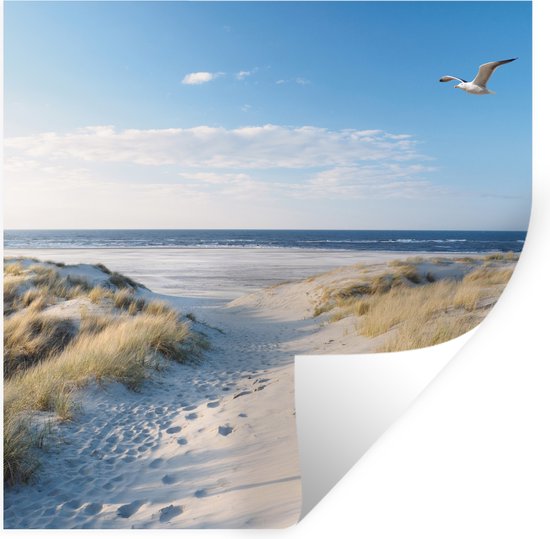 Sticker Vintage zomervakantie tekenen