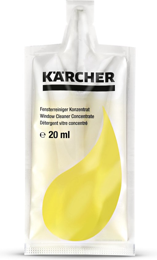Karcher concentraat vensterreiniger 4 x 20ml raamreiniger glasreiniger... |  bol.com