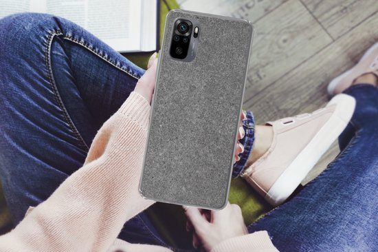 Coque Xiaomi Redmi Note 10 - Béton - Motifs - Ciment - Vintage - Texture - Rustique - Coque de téléphone en Siliconen