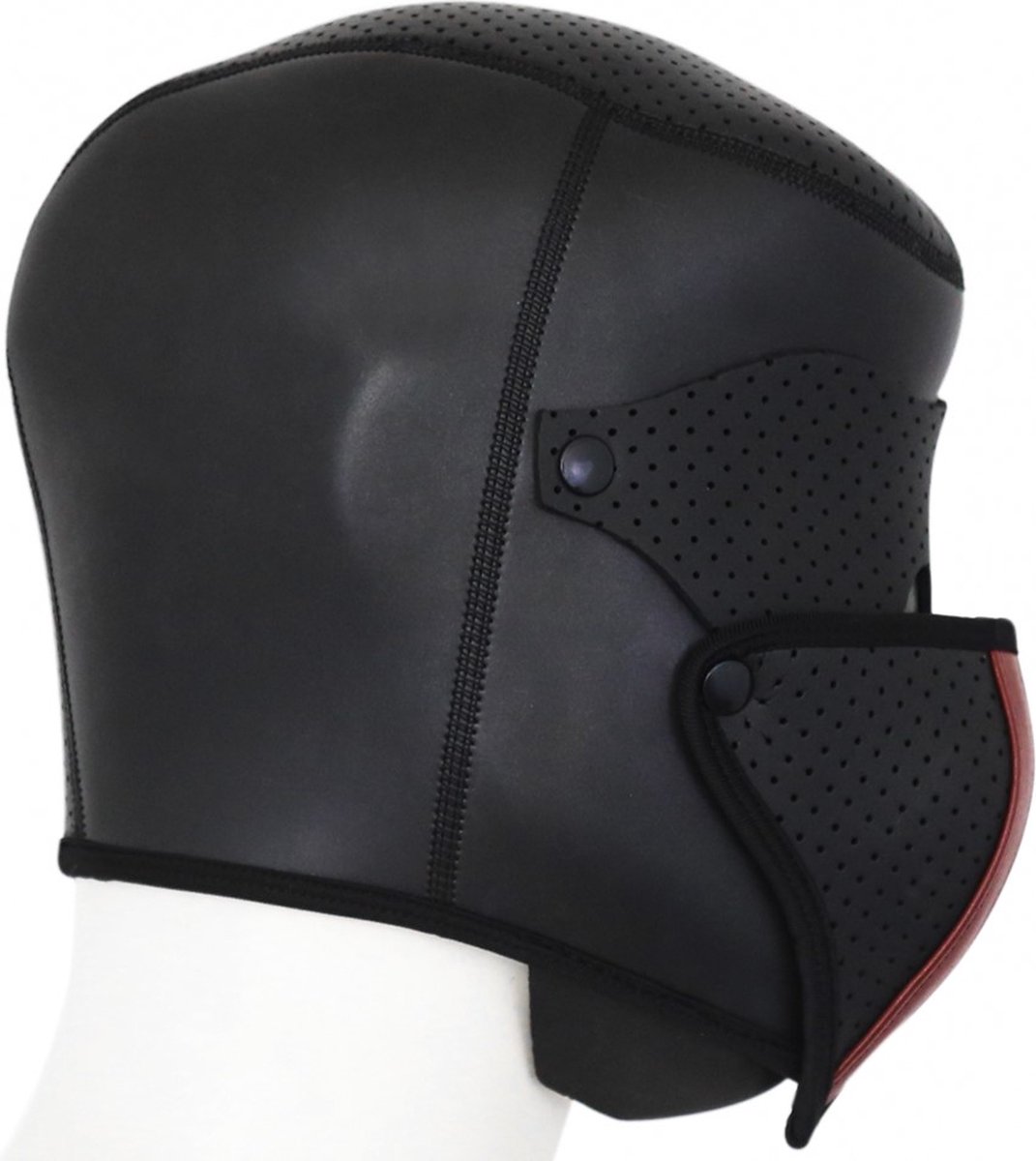 Banoch | Masker Cobra | neopreen | afneembaar oog & mondmasker | bondage — afbeelding 15
