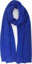 Coco cashmere scarf- valentijn cadeautje voor hem- Omslagdoek- Fijn gebreide kasjmier sjaal- Uni- Cadeau voor man- Cadeau voor vrouw- Cosy chic-Kobalt blauw