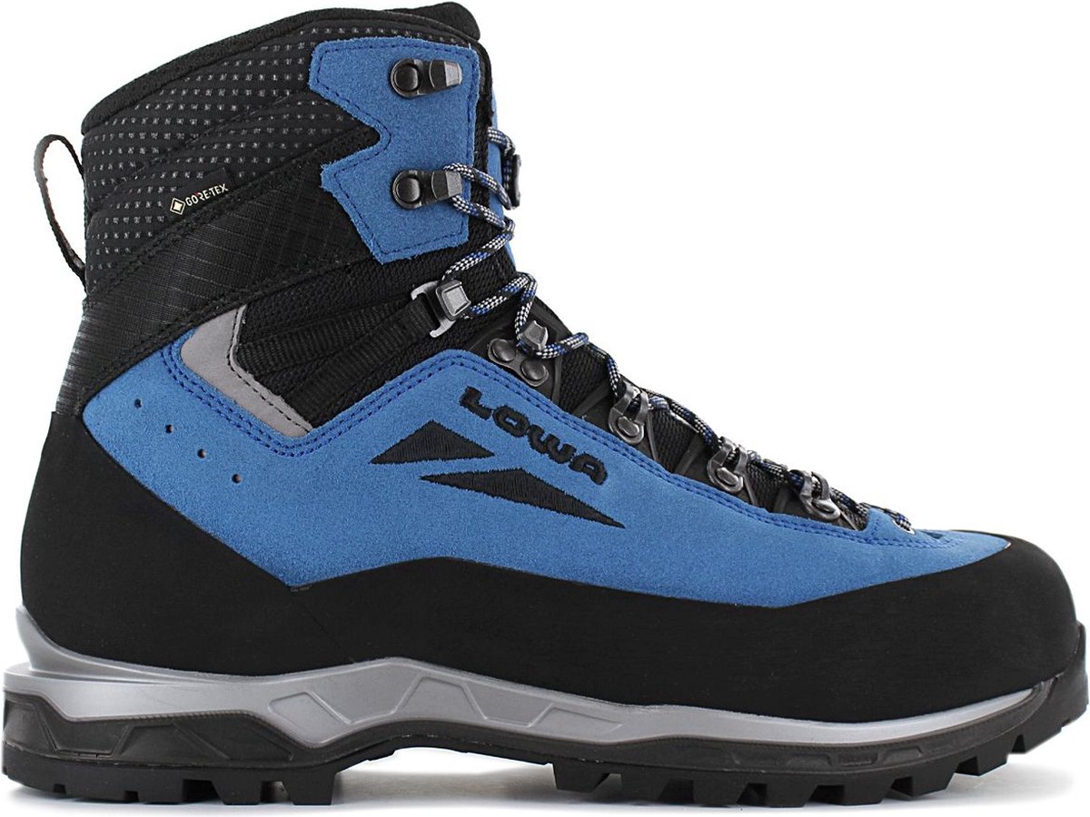 LOWA Cevedale Evo GTX - GORE-TEX - Heren Alpine Laarzen Bergschoenen Wandelschoenen Blauw-Zwart 210052-0640 - Maat EU 42 1/2 UK 8.5