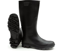 Regenlaarzen Hoog Solemates® - Zwart - Knielaars - Dames & Heren - Maat 42