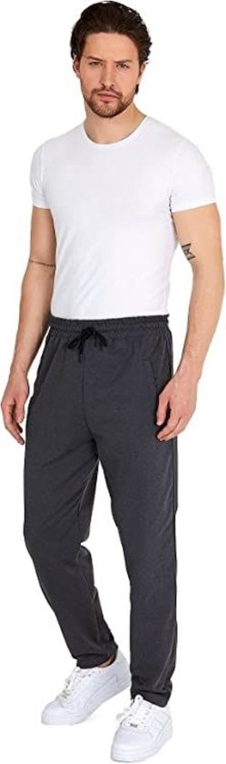 Trendy heren joggingbroek met trekkoord, kleurvast, wasbaar, middelhoge taille, warme broek, trekkoordbroek voor heren kopen vanaf een prijs van 8.09
