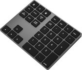 Bluetooth Draadloos Aluminium Numeriek Toetsenbord met Cijfers - Bluetooth Numpad - Macbook laptop toetsenbord - Space Grey