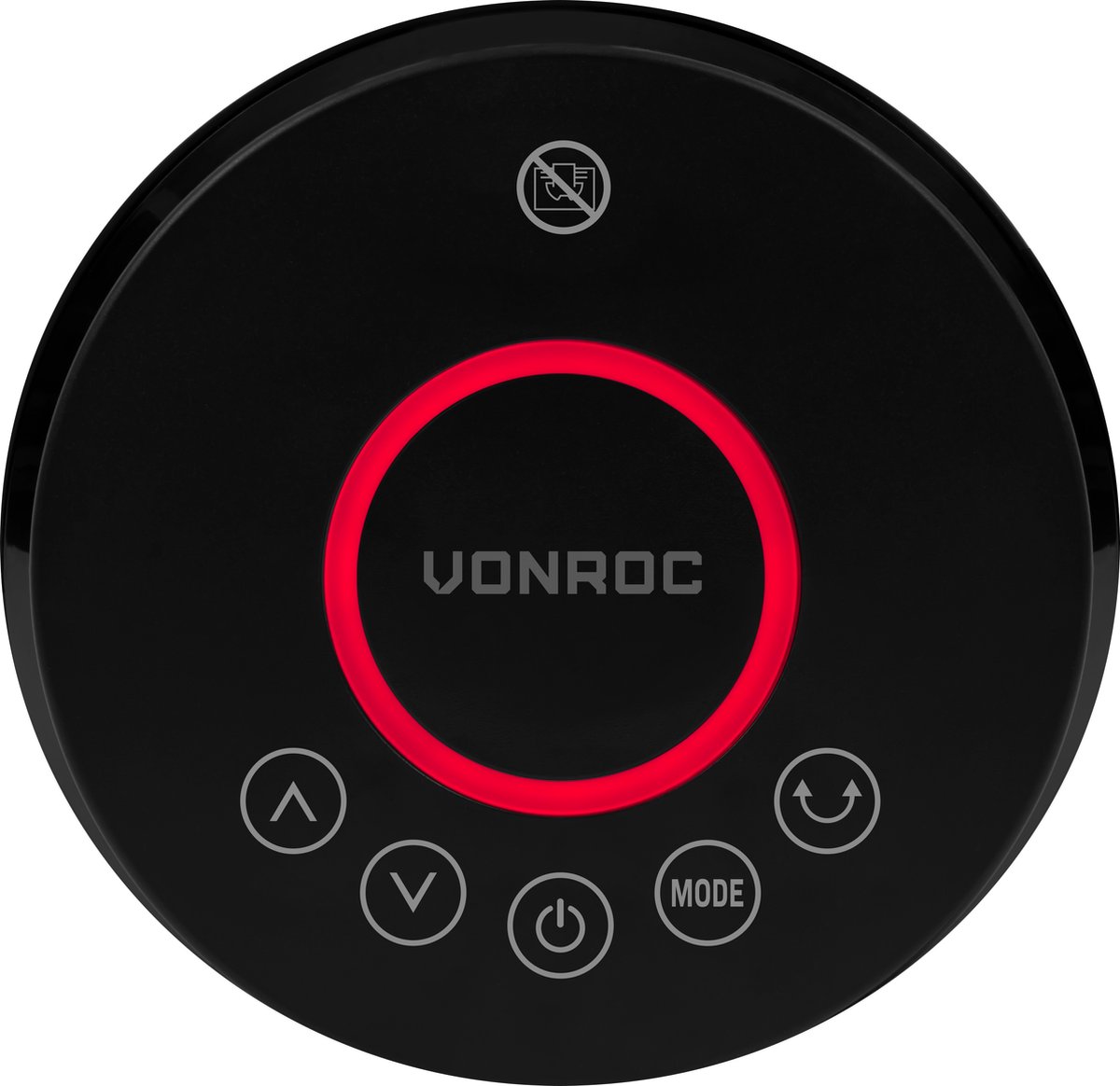 VONROC Luxe elektrische kachel - ventilatorkachel - 2000W - bediening