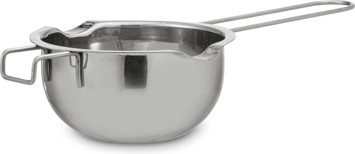 Blokker Chocolade Smeltpannetje RVS - Inclusief Schenktuit - Ø 14,5cm - au Bain-Mariepan