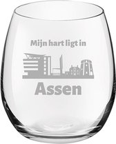 Gegraveerde Drinkglas 39cl Assen