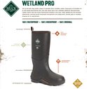 Bruine Muck Boot Wetland Pro laarzen met waterdichte en ademende eigenschappen.