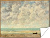 Poster De kalme zee - Schilderij van Gustave Courbet - 40x30 cm