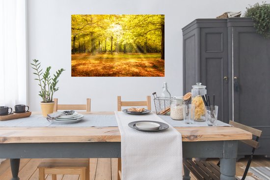 Affiche Arbre - Nature - Soleil - Paysage - Forêt - 120x90 cm