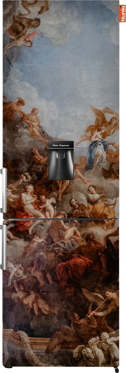 NUNKI LARGEH2O (Baroque All Sides) Combi Bottom Koelkast, E, 197+71l, Handle, Waterdispenser