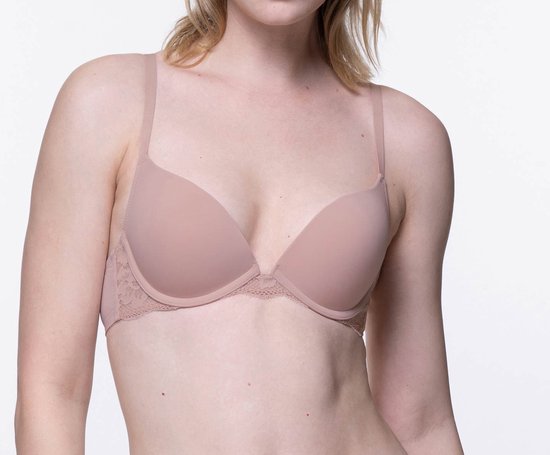 Dorina Push up / Plunge BH - Rosa - 85C - Roze.