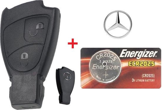 vreemd Voorzieningen heden Autosleutel 2 knoppen smart key behuizing + Energizer batterij CR2025  geschikt voor... | bol.com