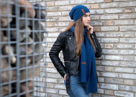 Knit Factory Coco Bonnet tricoté pour homme et femme – Bonnet bâclé – Vert vif – Taille unique