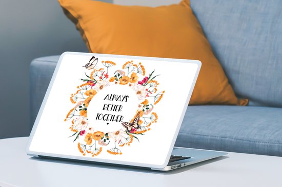 Sticker ordinateur portable - 15,6 pouces - Citations - Always mieux ensemble - Proverbes